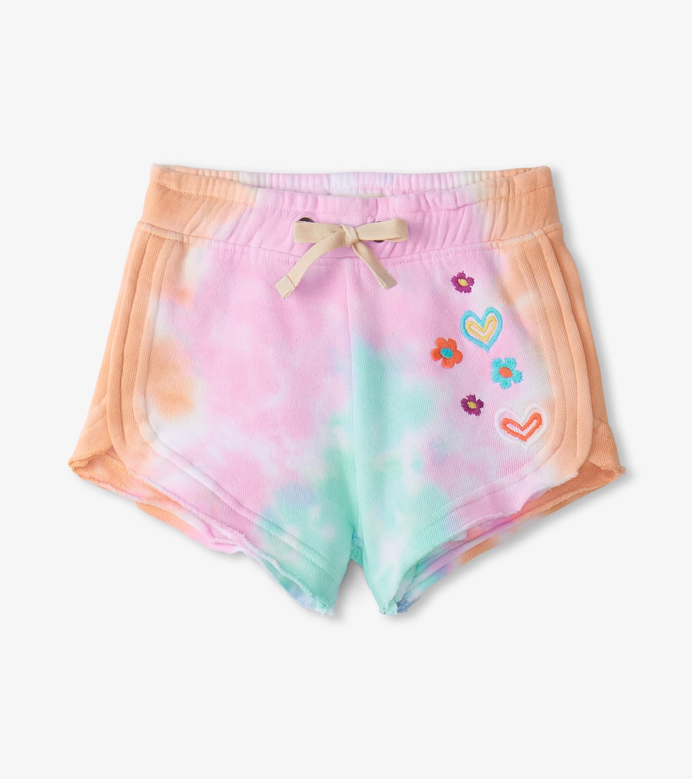 Summer Waves Tie-Dyed Shorts