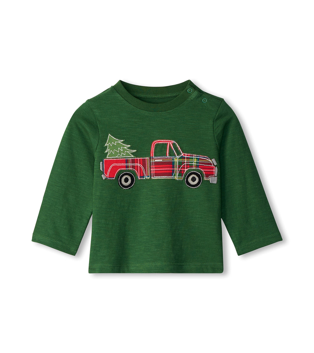 Hatley Plaid Holiday Truck Tee