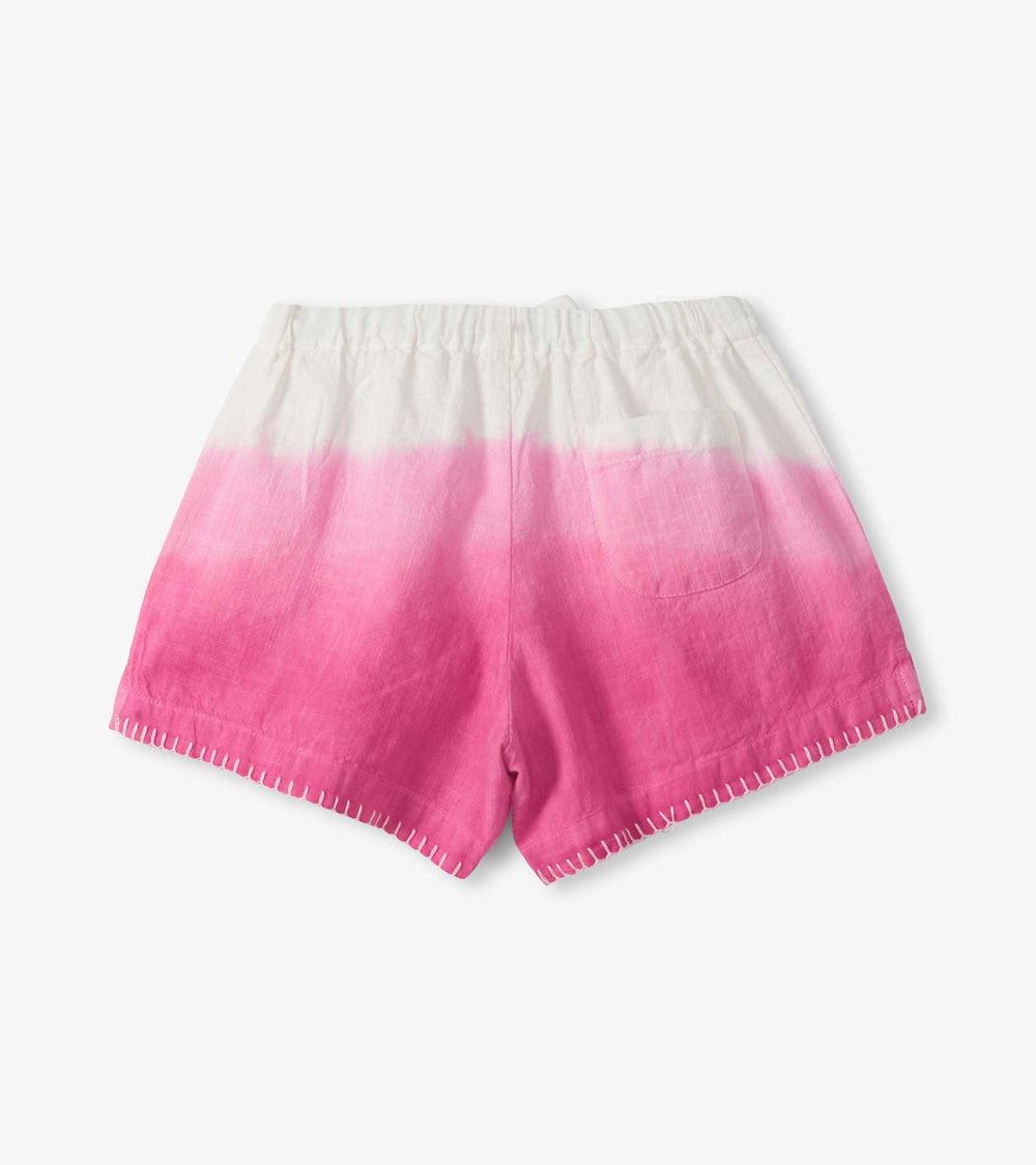 Hatley Raspberry Dip Dye Easy Shorts  back