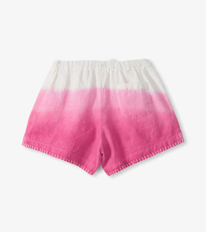 Hatley Raspberry Dip Dye Easy Shorts  back