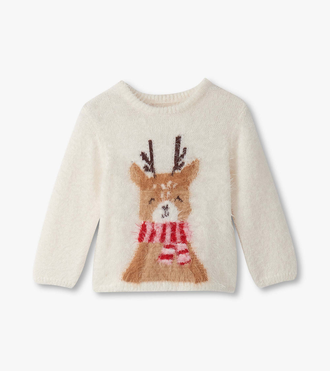 Hatley Reindeer Furry Sweater