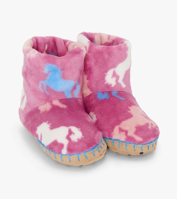 Hatley Beautiful Horses Slippers