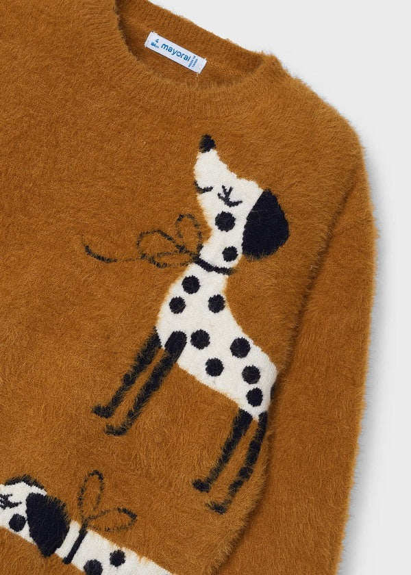 Mayoral Dalmatians Sweater detail