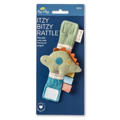 Itzy Ritzy Dino Itzy Bitzy Rattle package