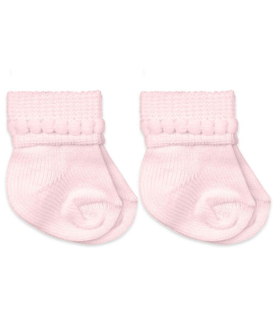 Jefferies Socks Pink Bubble bootie socks