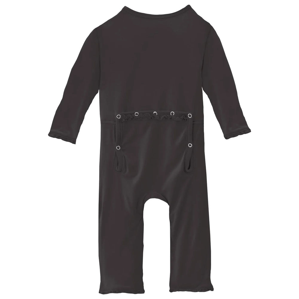 Kickee Pants Midnight Muffin Ruffle Snap Coverall back