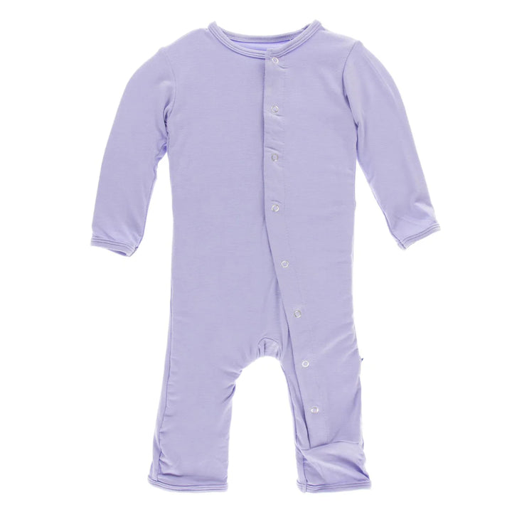 Kickee Pants Lilac Solid Coveralls