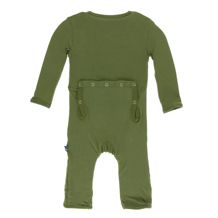 Kickee Pants Moss Solid Coverall back