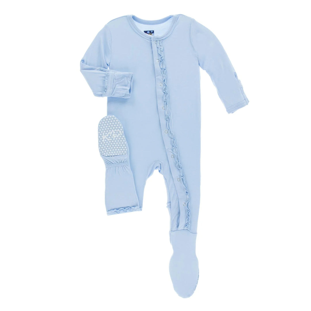 Kickee Pants Pond Ruffle Kid Footie