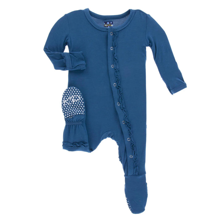 Kickee Pants Twilight Muffin Ruffle Footie