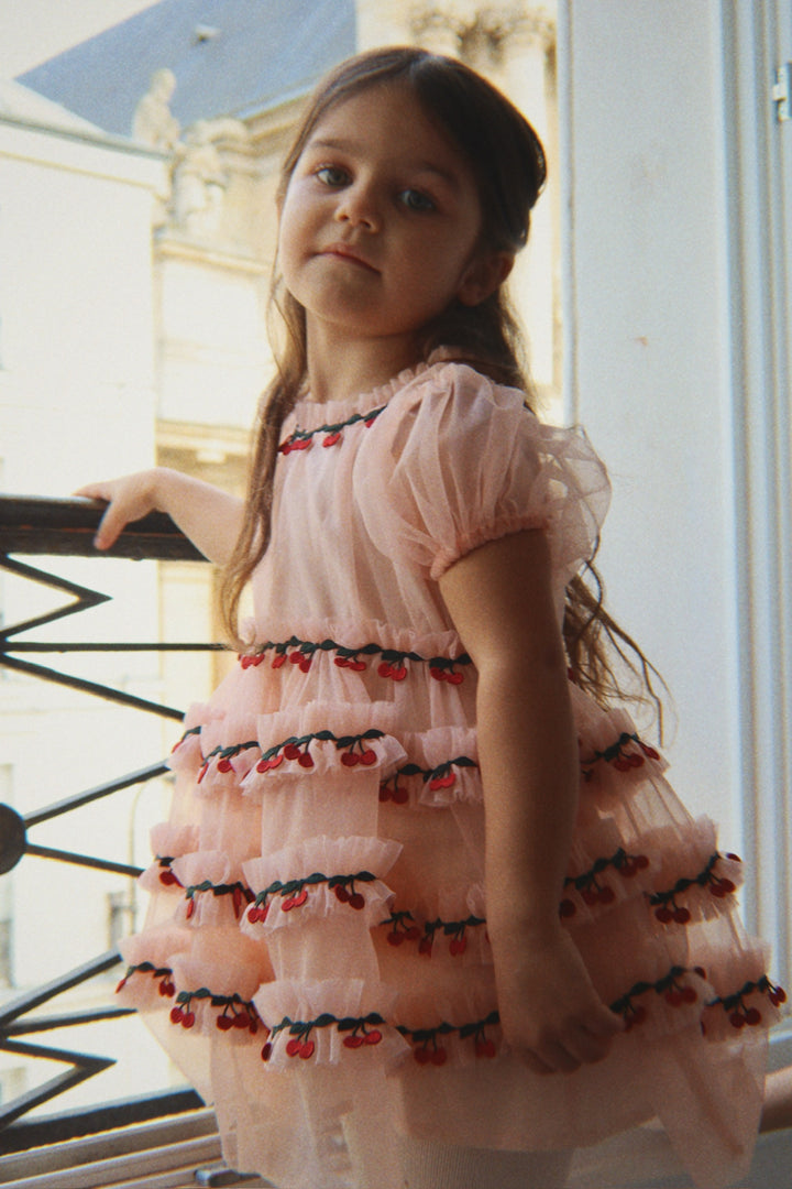 Konges Slojd Joelle Cherries Dress model window