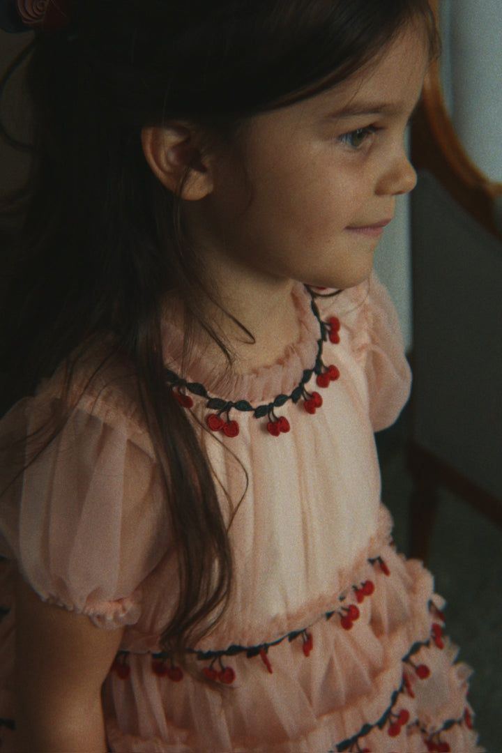 Konges Slojd Joelle Cherries Dress model close