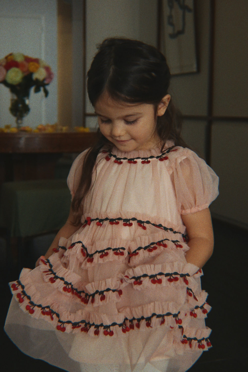 Konges Slojd Joelle Cherries Dress model