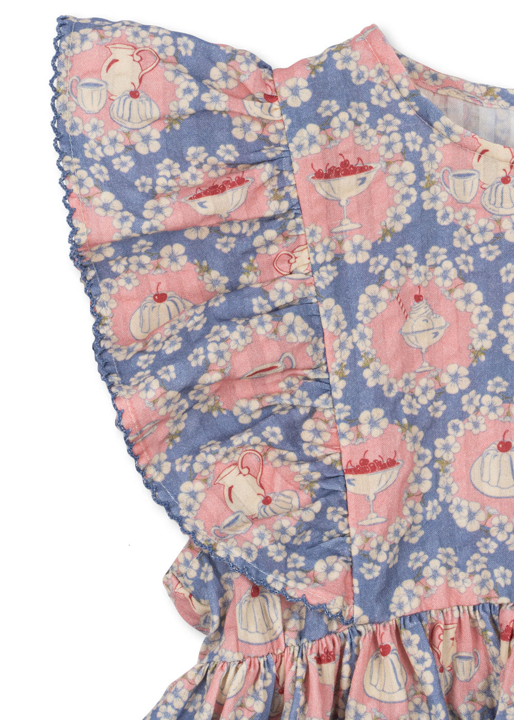 Konges Slojd Snack Time Kim Frill Dress detail