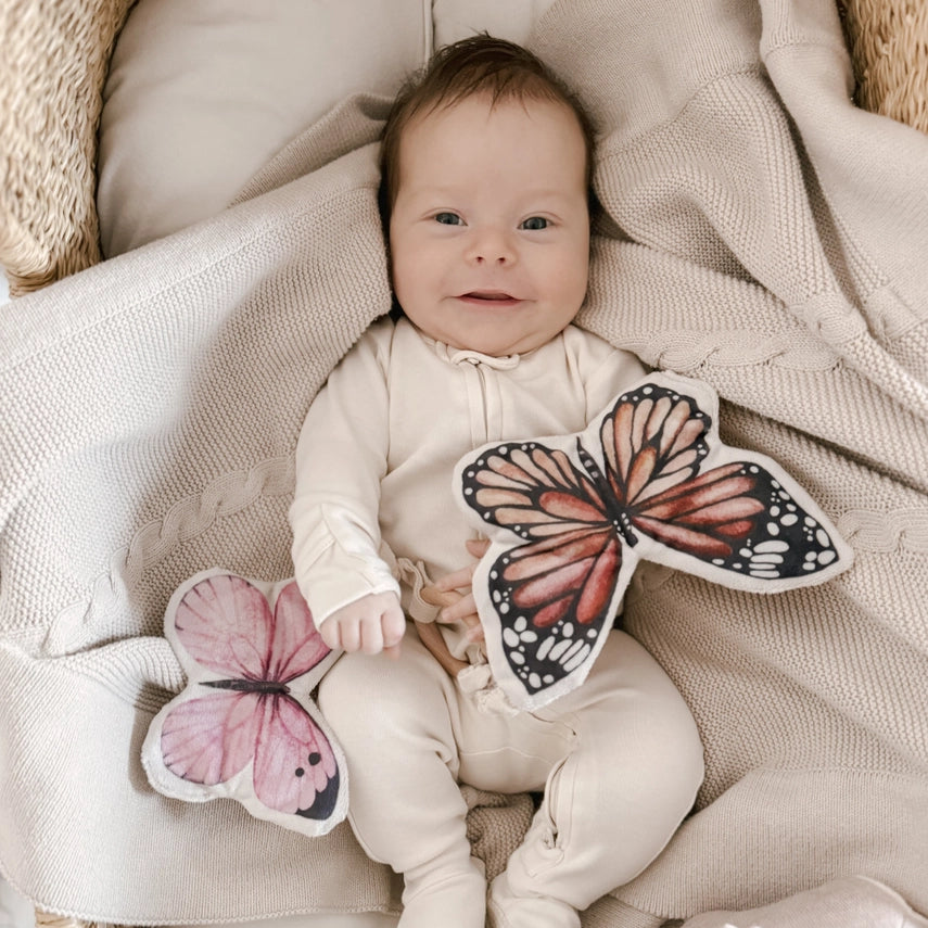 Little Lamb Kind Butterflies rattle model