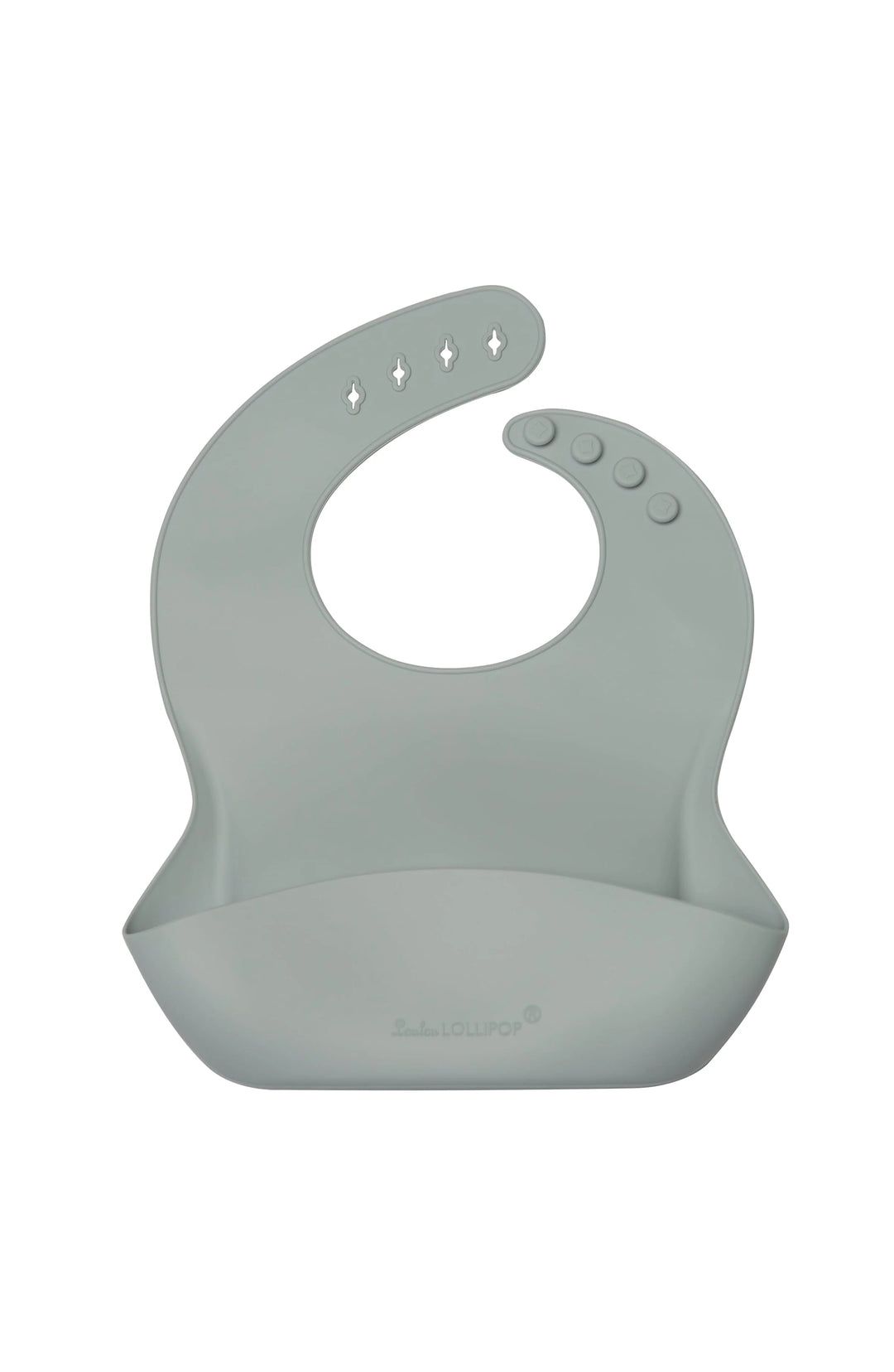 Loulou Lollipop Fog Silicone Bib