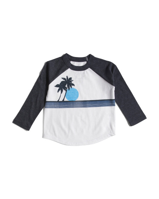 Island Scape Baseball Tee