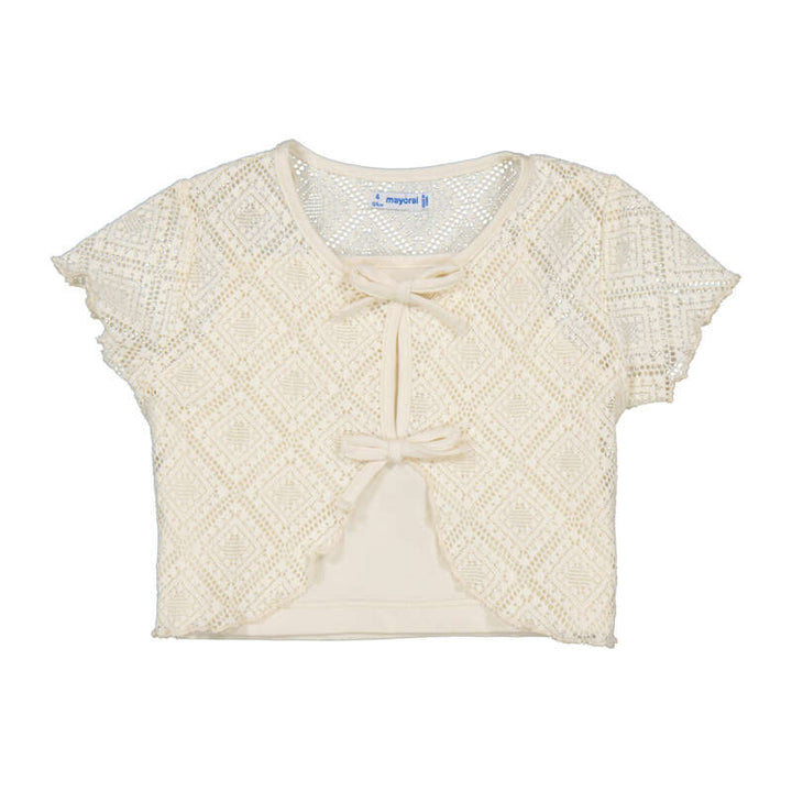 Mayoral Crochet Lacy 2 Piece Top