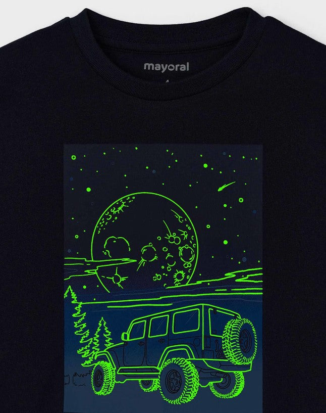 Mayoral Moon Rover Glow in the Dark Tee glow