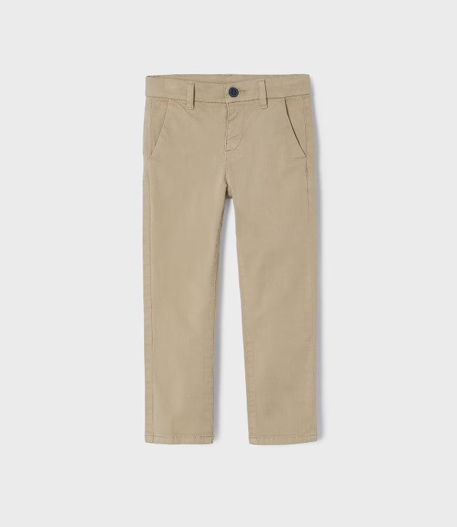 Mayoral Dark Cream Twill Pants