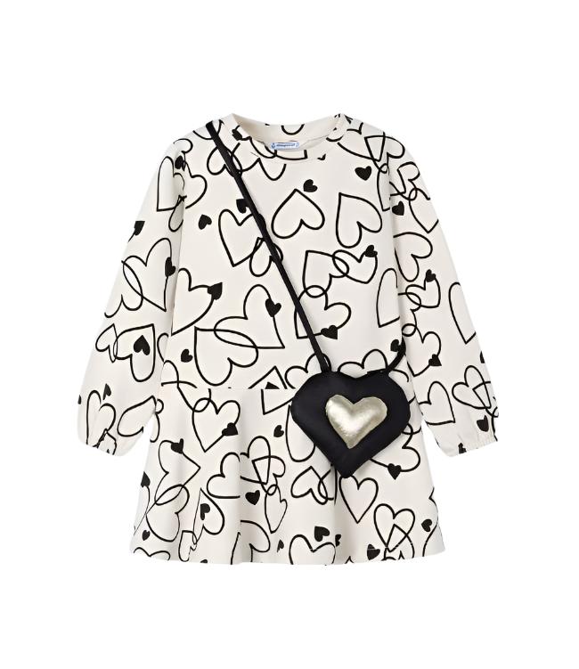 Mayoral Hearts dress with purse