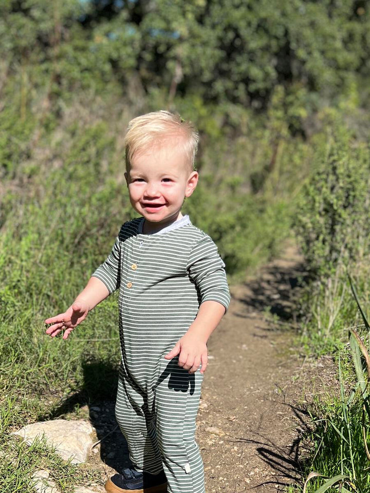 Me & Henry Niota Henley Romper model