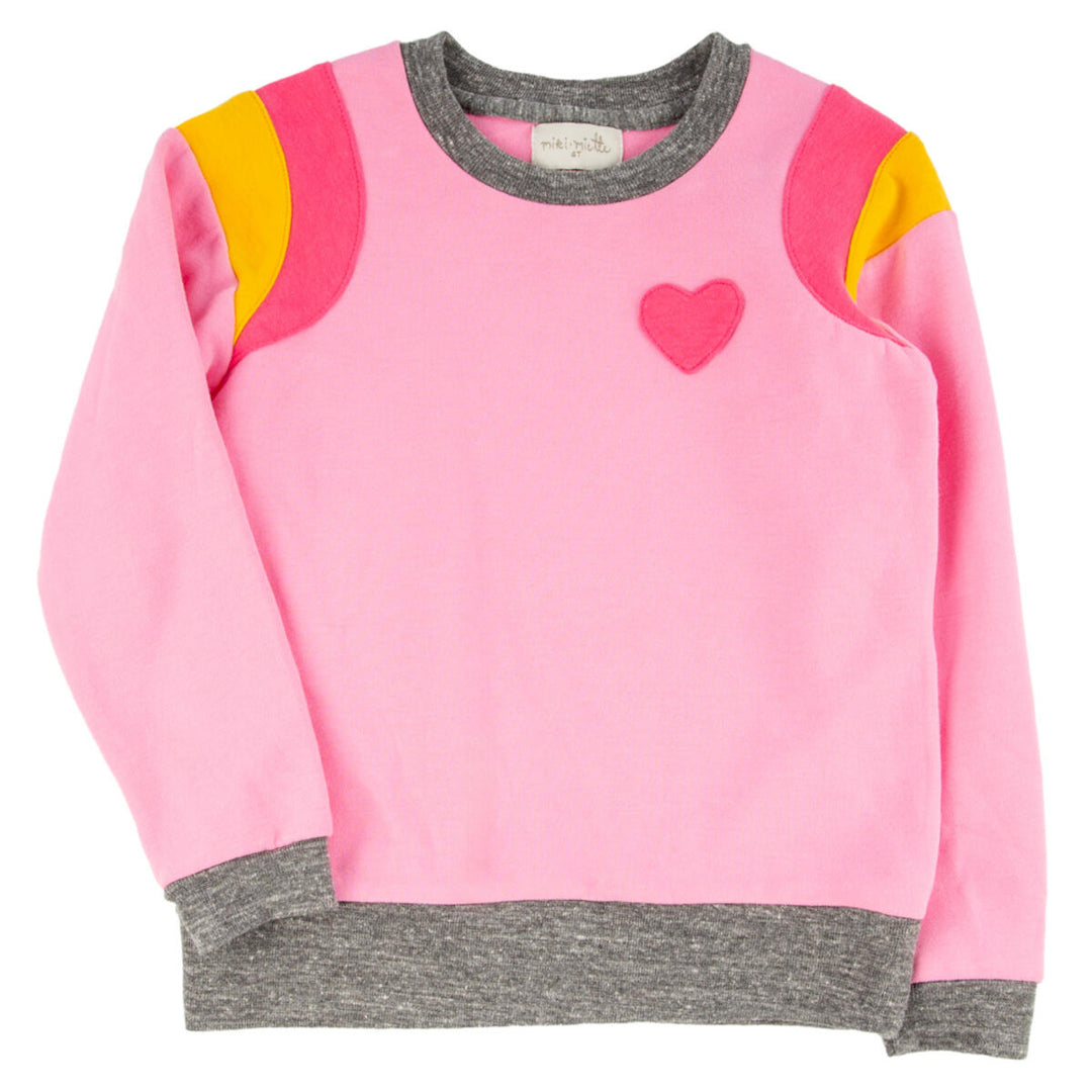 Miki Miette Rainbow Brite Heart Atlas Pullover