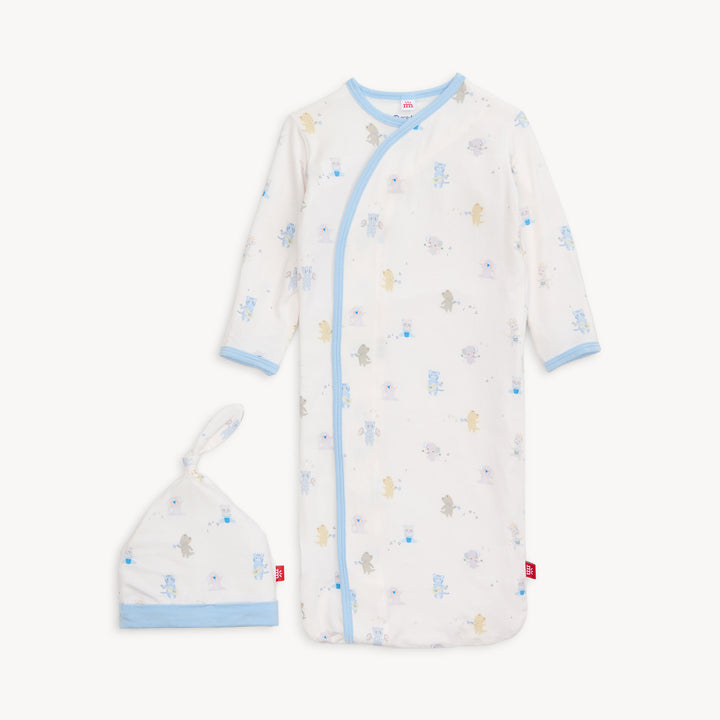 Magnetic Me Blue Baby Beats Gown & Hat Set
