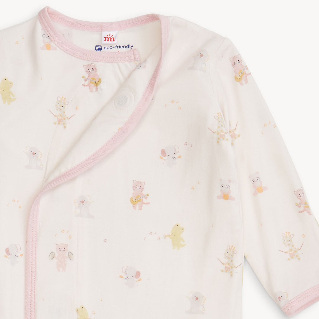 Magnetic Me Pink Baby Beats Gown & Hat Set open