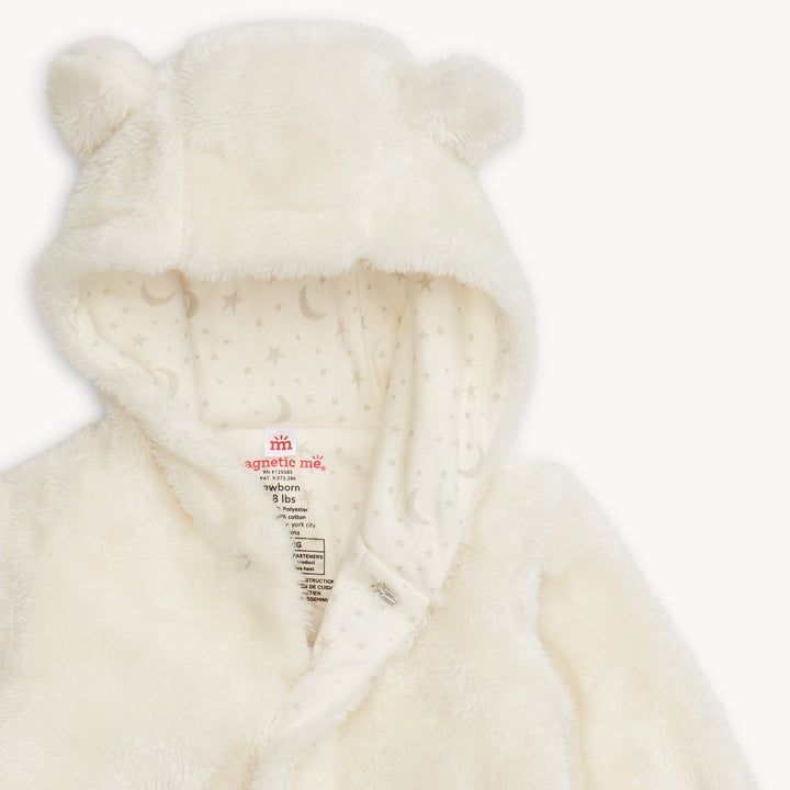 Magnetic Me Cloud Minky Bear Footie open