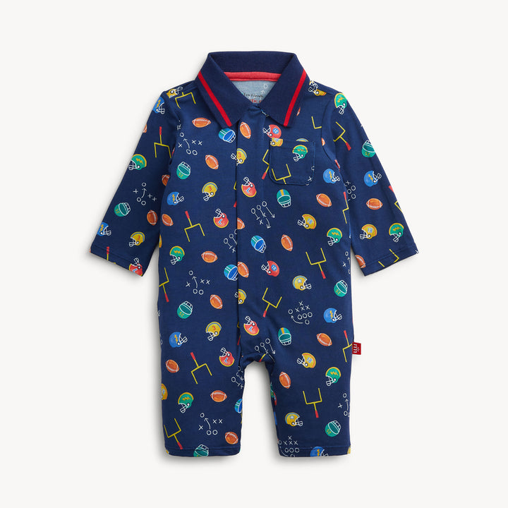 Magnetic Me First Fun Down Polo Romper