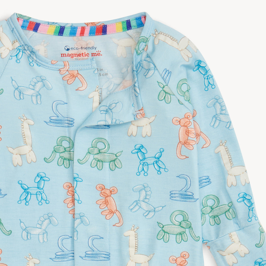 Magnetic Me Party Animals Glow in the Dark Footie open
