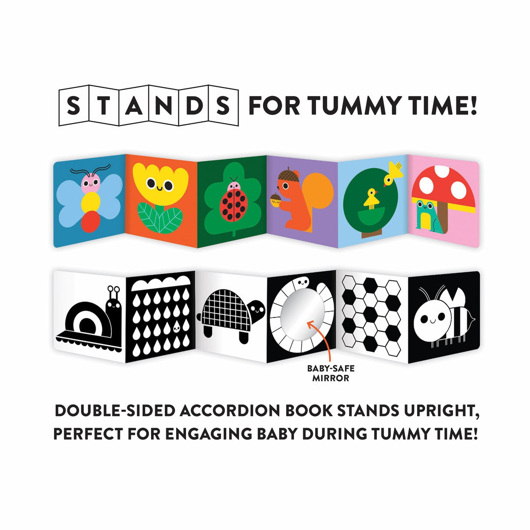 Mudpuppy My Tummy Time Nature Board Book features