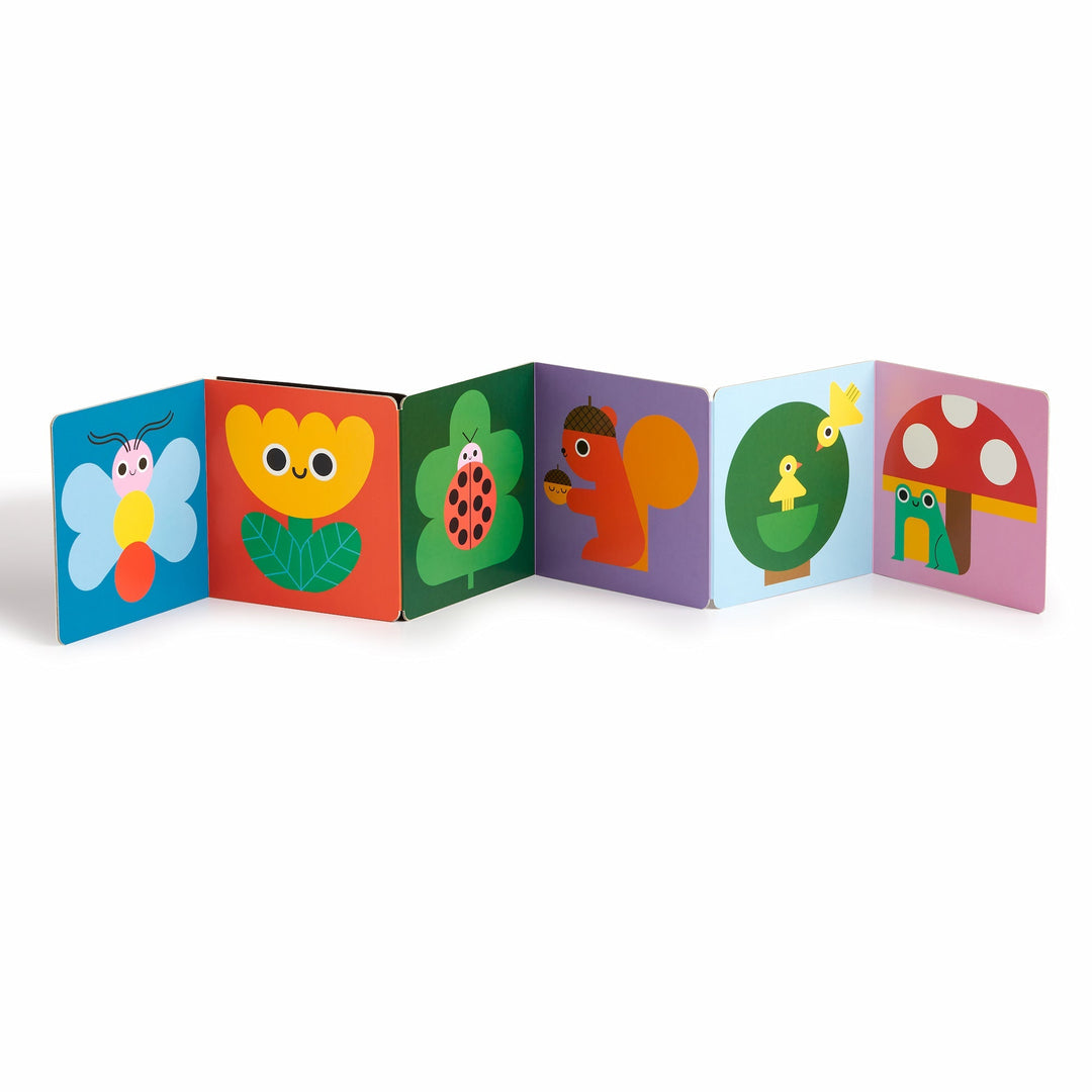 Mudpuppy My Tummy Time Nature Board Book open