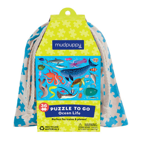 Mudpuppy Ocean Life Puzzle to Go