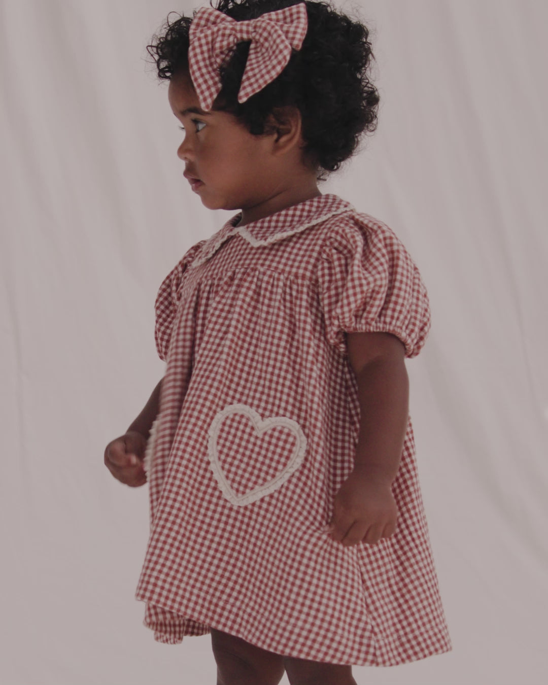 Coraline Red Gingham Baby Dress