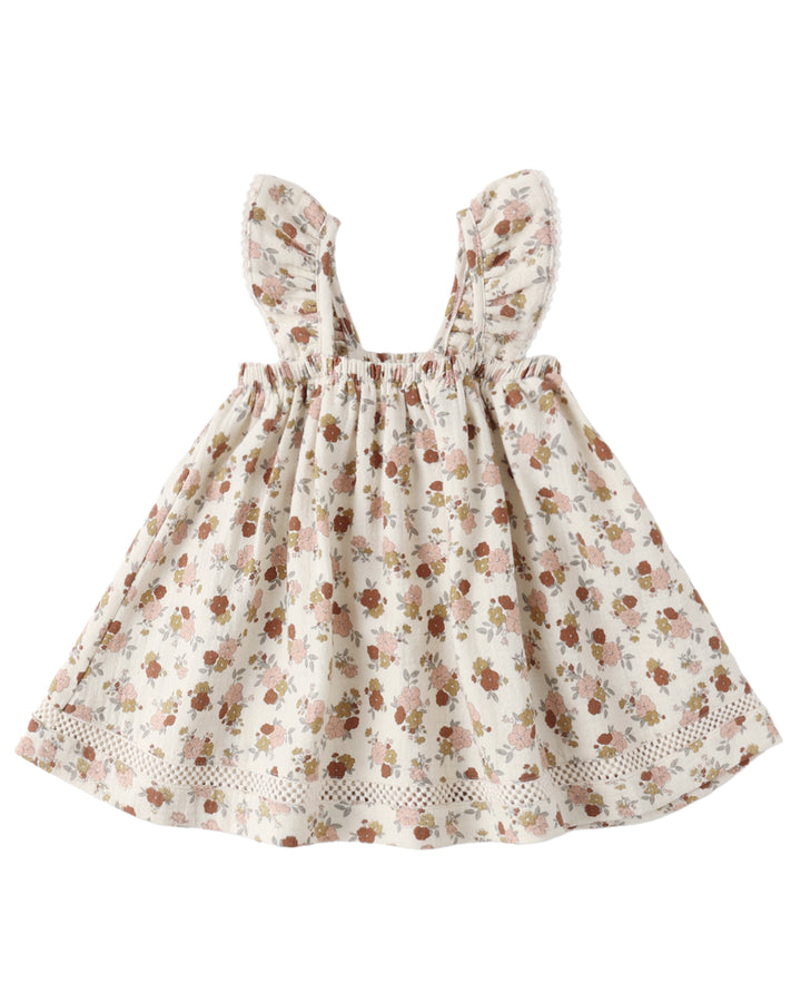 Quincy Mae Natural Bloom Ruffle Dress