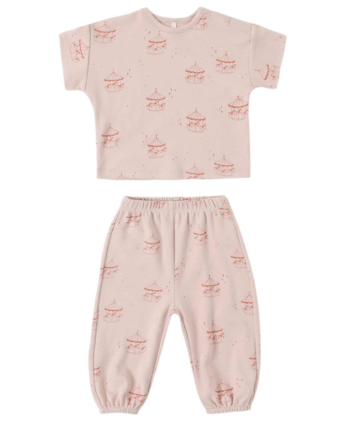 Quincy Mae Carrousel 2pc Baby Pant Set