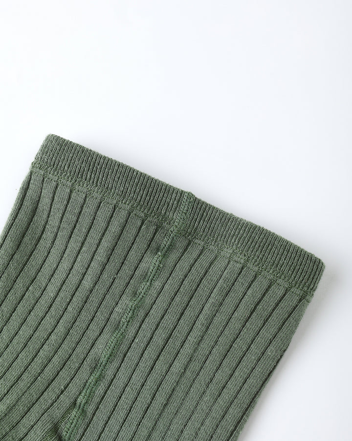Ribbed Tights in Forest