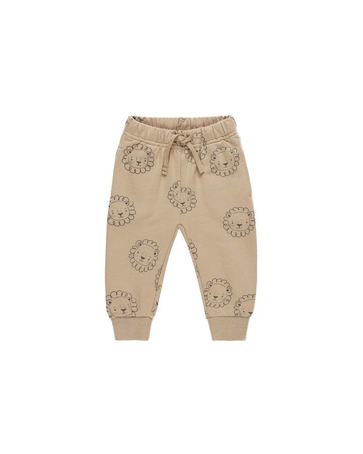 Quincy Mae Lion Relaxed Fleece Sweatpants