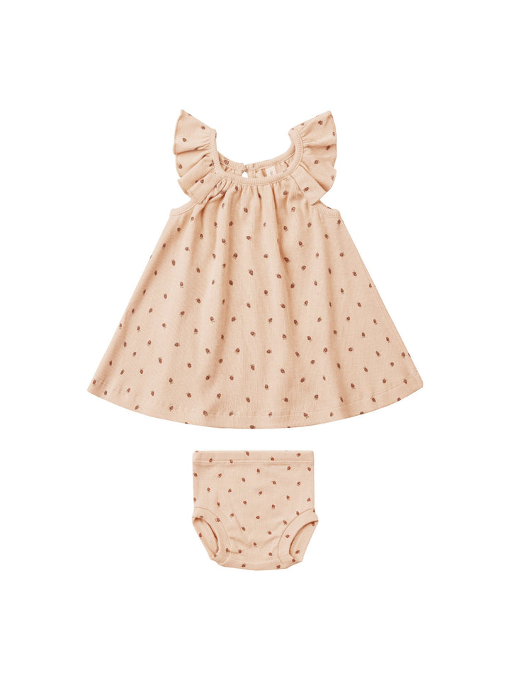 Quincy Mae Strawberries Swing Dress