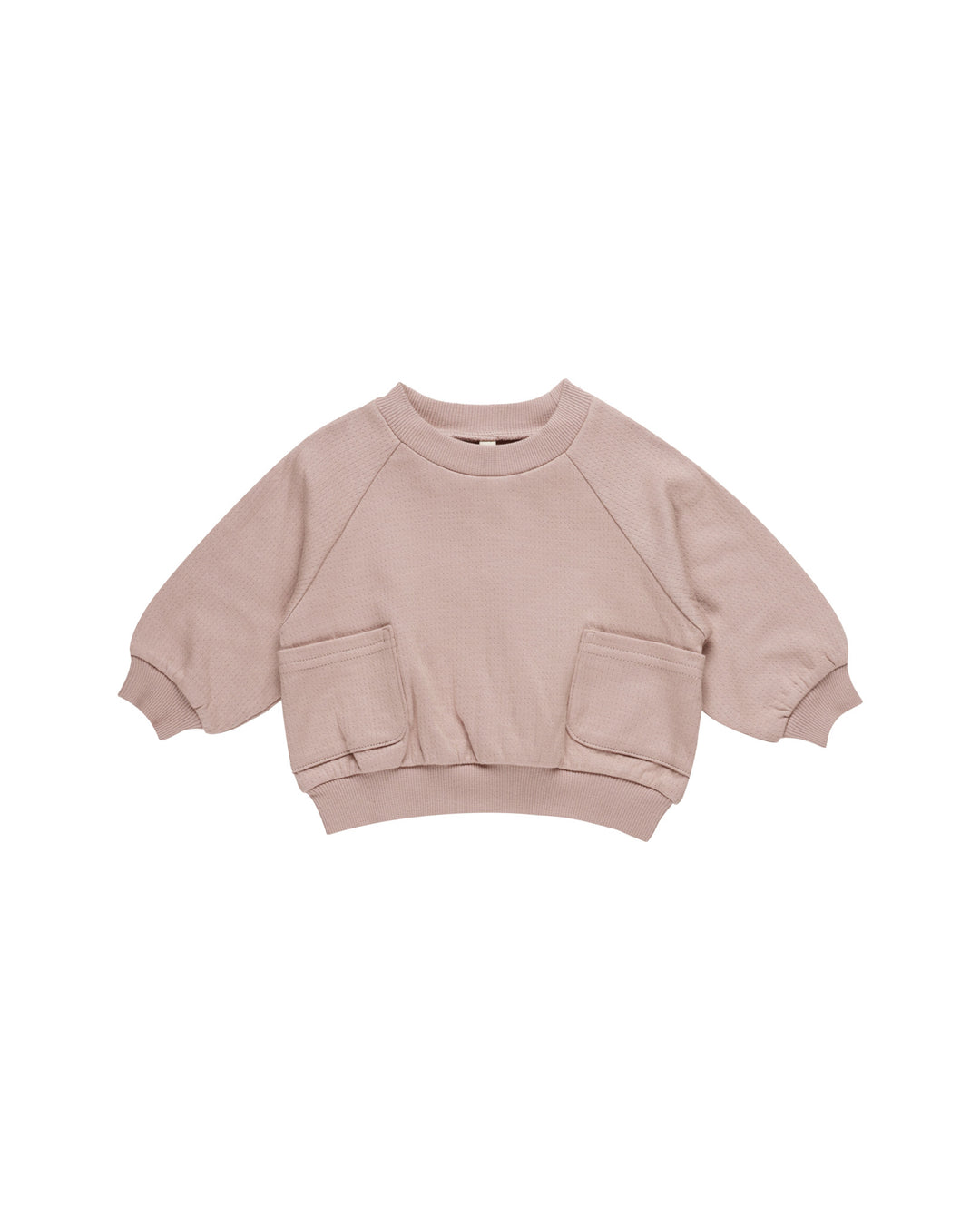 Quincy Mae Mauve Pocket Sweatshirt