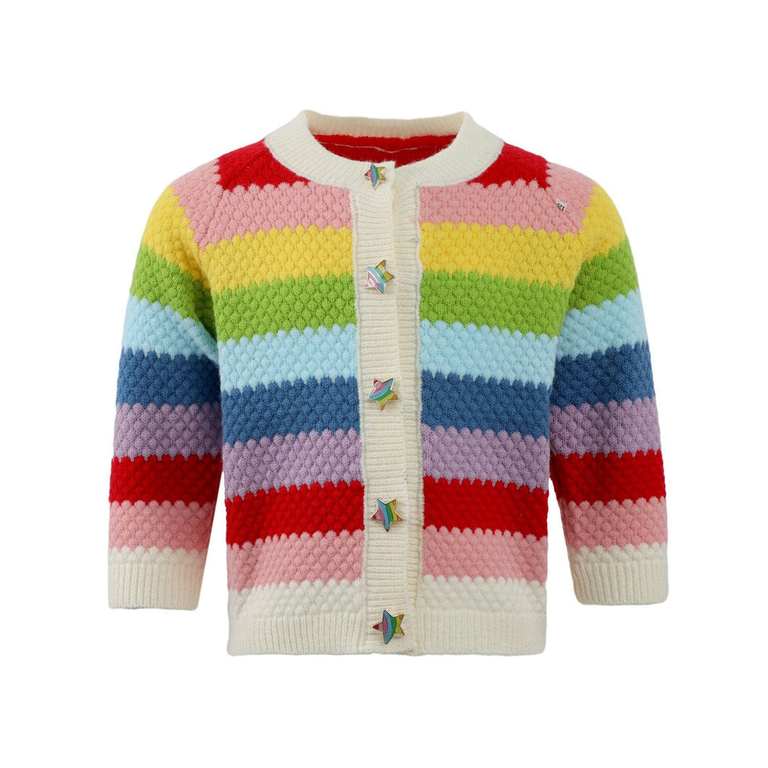 Lola & The Boys Rainbow Bright Cardigan