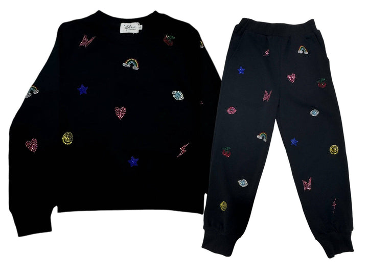 Lola & The Boys Crystal Doodle Set flat