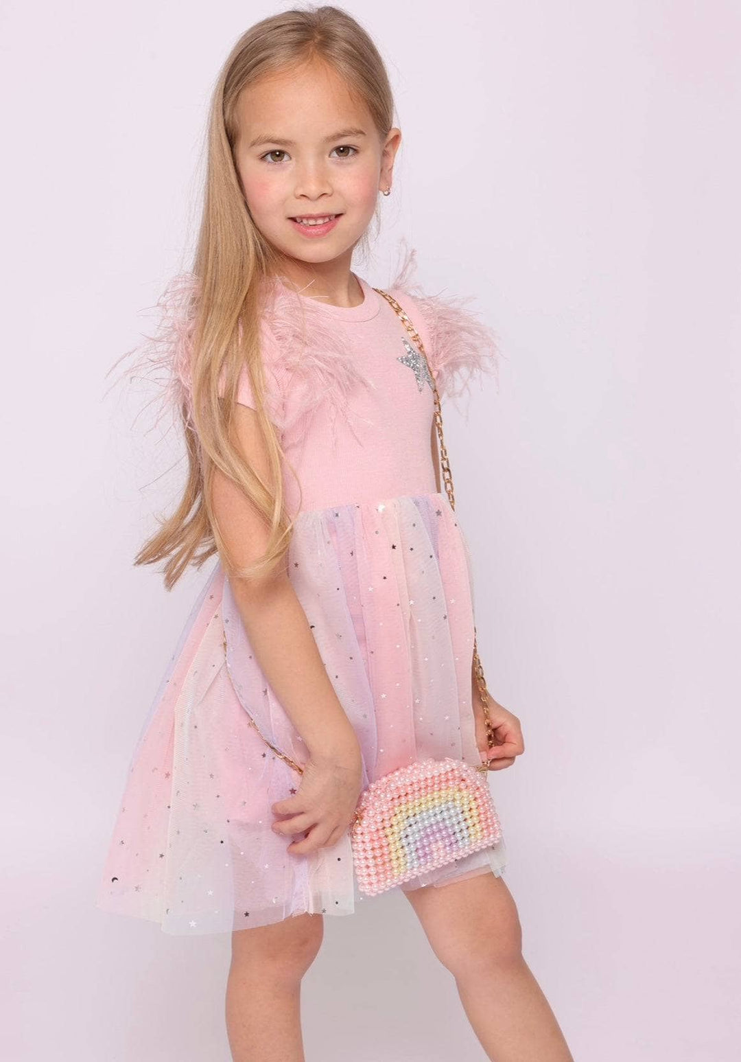 Lola + The Boys Shining Star Tutu Dress side model