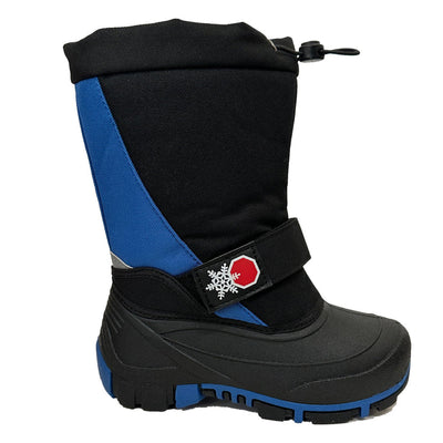 SnowStoppers Snowboots in Black & Blue