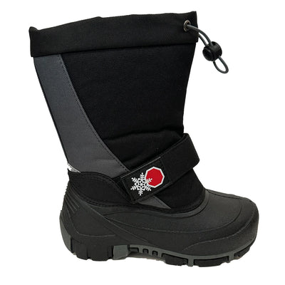 SnowStoppers Snowboots in Black & Gray