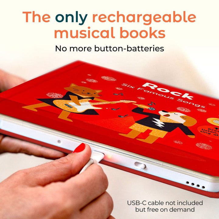 Cali's Books Rock - Six Famous Songs charger