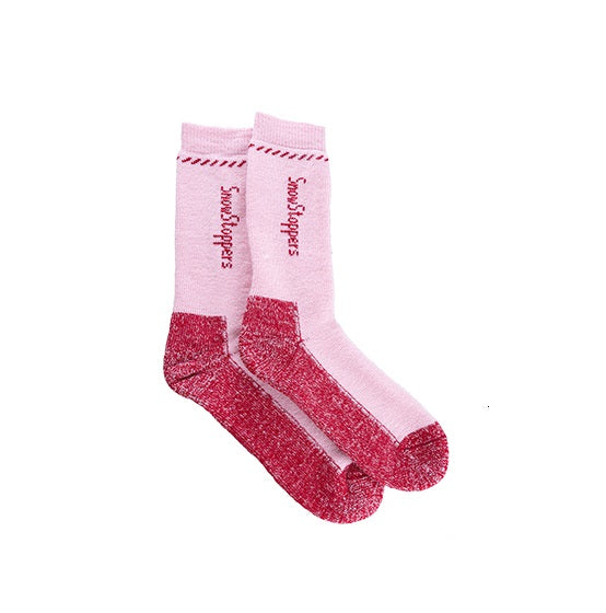 Alpaca Socks In Pink & Red