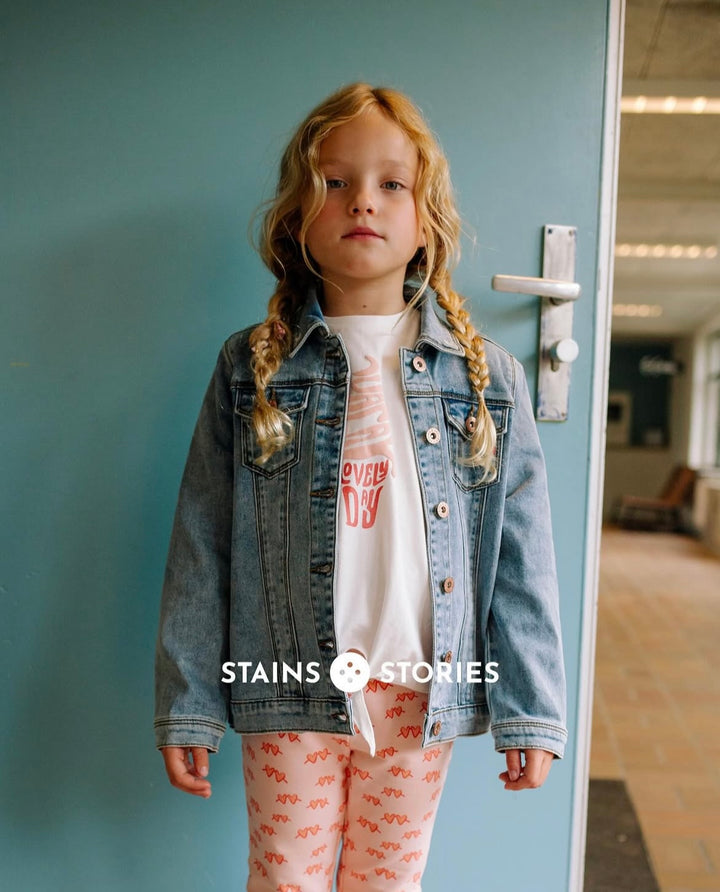 Stain Stories Two Hearts Flared Pants Lovely Day tee model